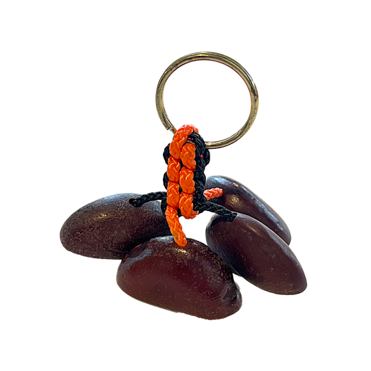 WILLIAM SAVAGE | 'Kulap (Gorr) keyring' | Orange / black