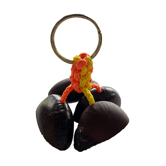 WILLIAM SAVAGE | 'Kulap (Gorr) keyring' | Orange / yellow