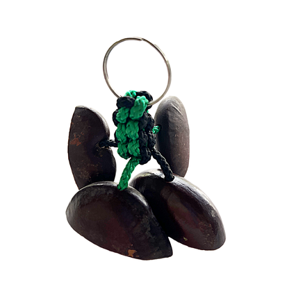 WILLIAM SAVAGE | 'Kulap (Gorr) keyring' | Green / black