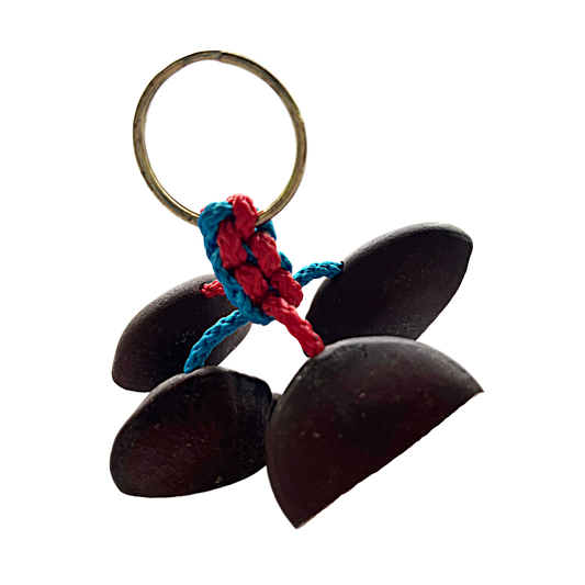 WILLIAM SAVAGE | 'Kulap (Gorr) keyring' | Red / blue