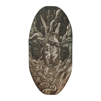 PAUL BONG | 'Where is our culture?' | 2019 | Mezzotint print