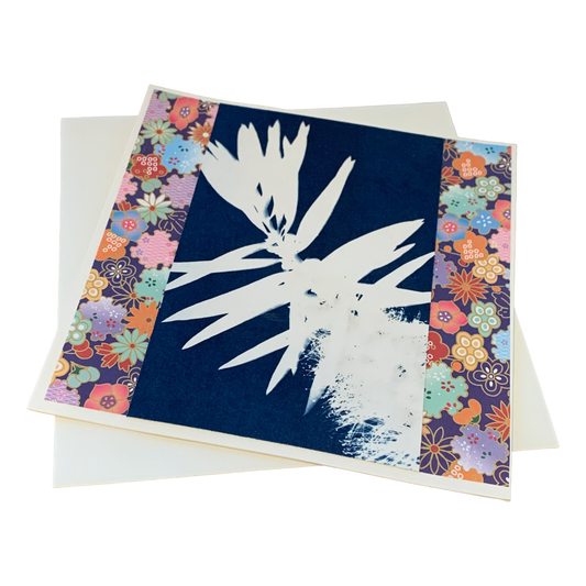 YASUE ASAI | 'Bottlebrush' | Gift card | Cyanotype | Japanese Rice Paper
