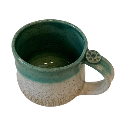 YASUE ASAI | ‘Shinogi (Shick) Green Mug' | 2026 | Wheel-thrown ceramic