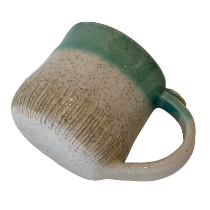 YASUE ASAI | ‘Shinogi (Shick) Green Mug' | 2026 | Wheel-thrown ceramic