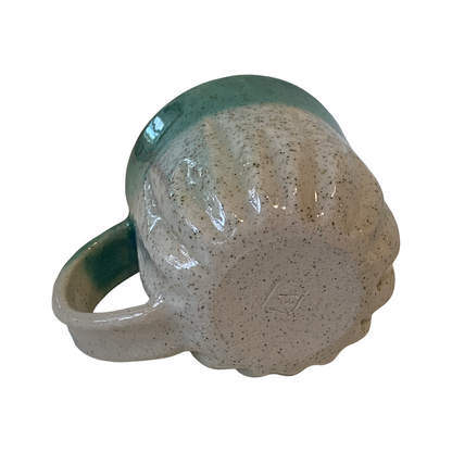 YASUE ASAI | ‘Shinogi (Shin) Green Mug' | 2026 | Wheel-thrown ceramic