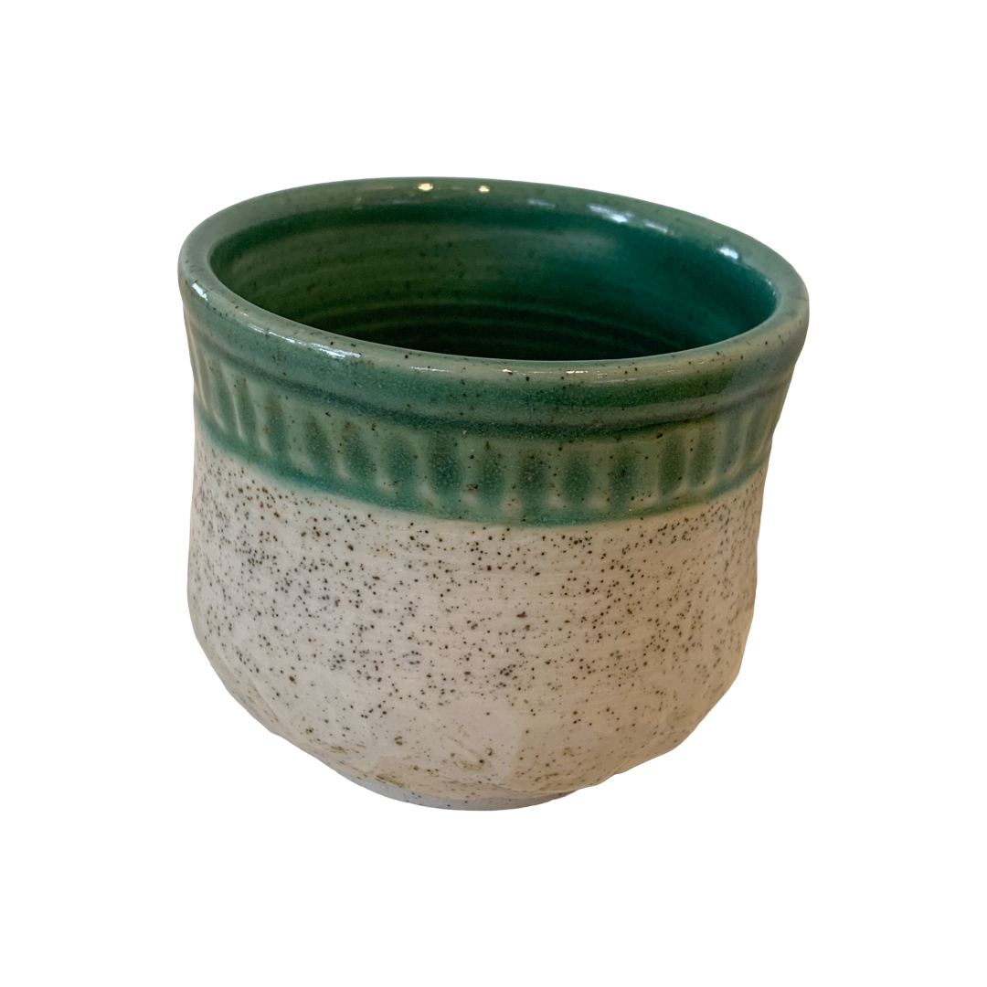 YASUE ASAI | ‘Shinogi Green Cup' | 2026 | Wheel-thrown ceramic
