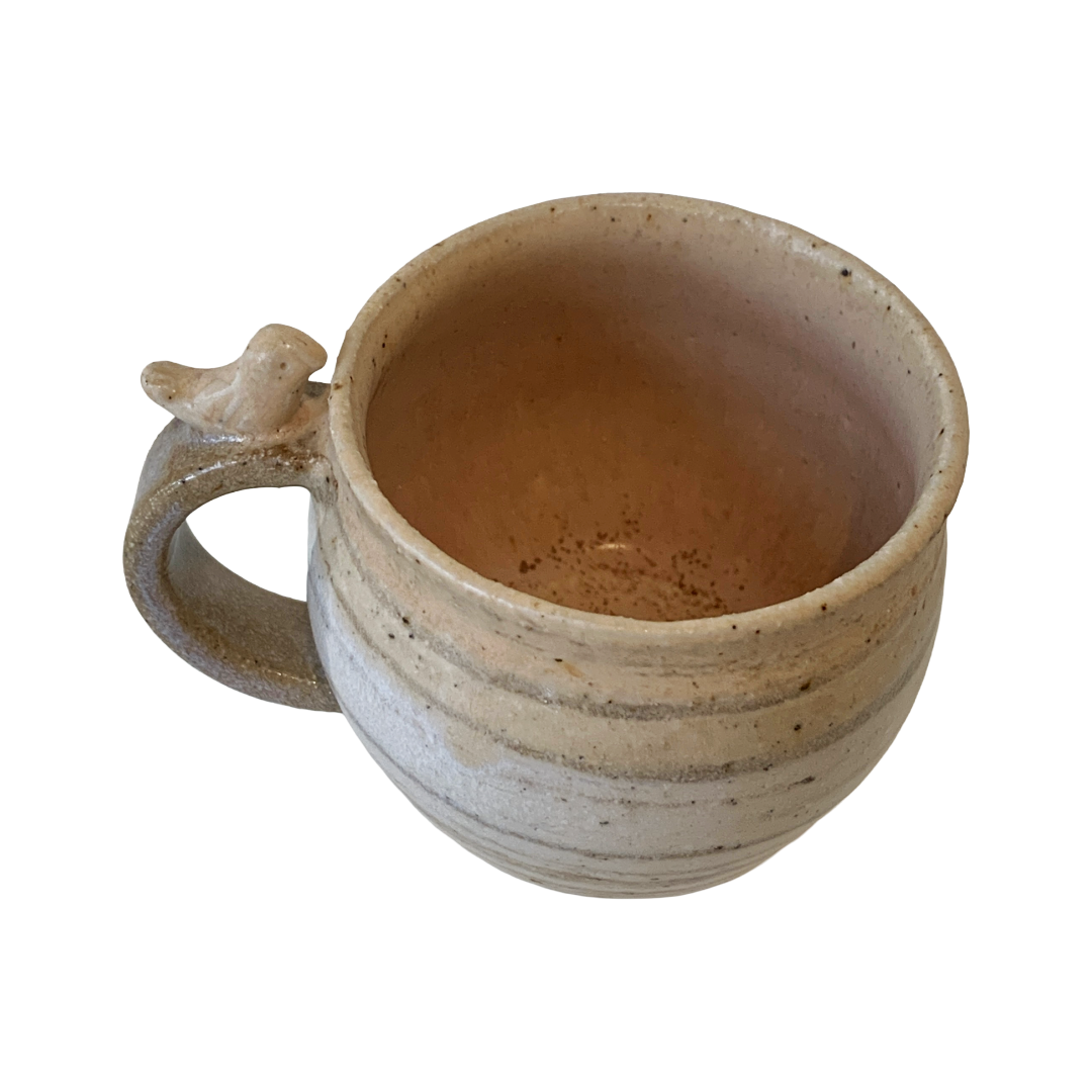YASUE ASAI | ‘Bird Handle Pink Cup' | Wheel-thrown ceramic