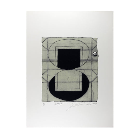 ZANE SAUNDERS | 'Opening' | Drypoint etching