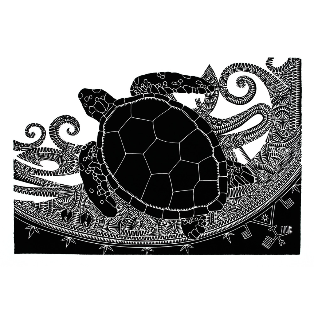BRIAN ROBINSON | 'Waru I' | Linocut