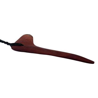 BULBURA CREATIONS | ‘Hunting Boomerang Necklace’ | Aboriginal Artefact / Molloy Red Box timber