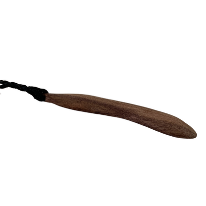 BULBURA CREATIONS | ‘Worran (rainforest sword)' Necklace | Aboriginal Artefact / Black Wattle timber