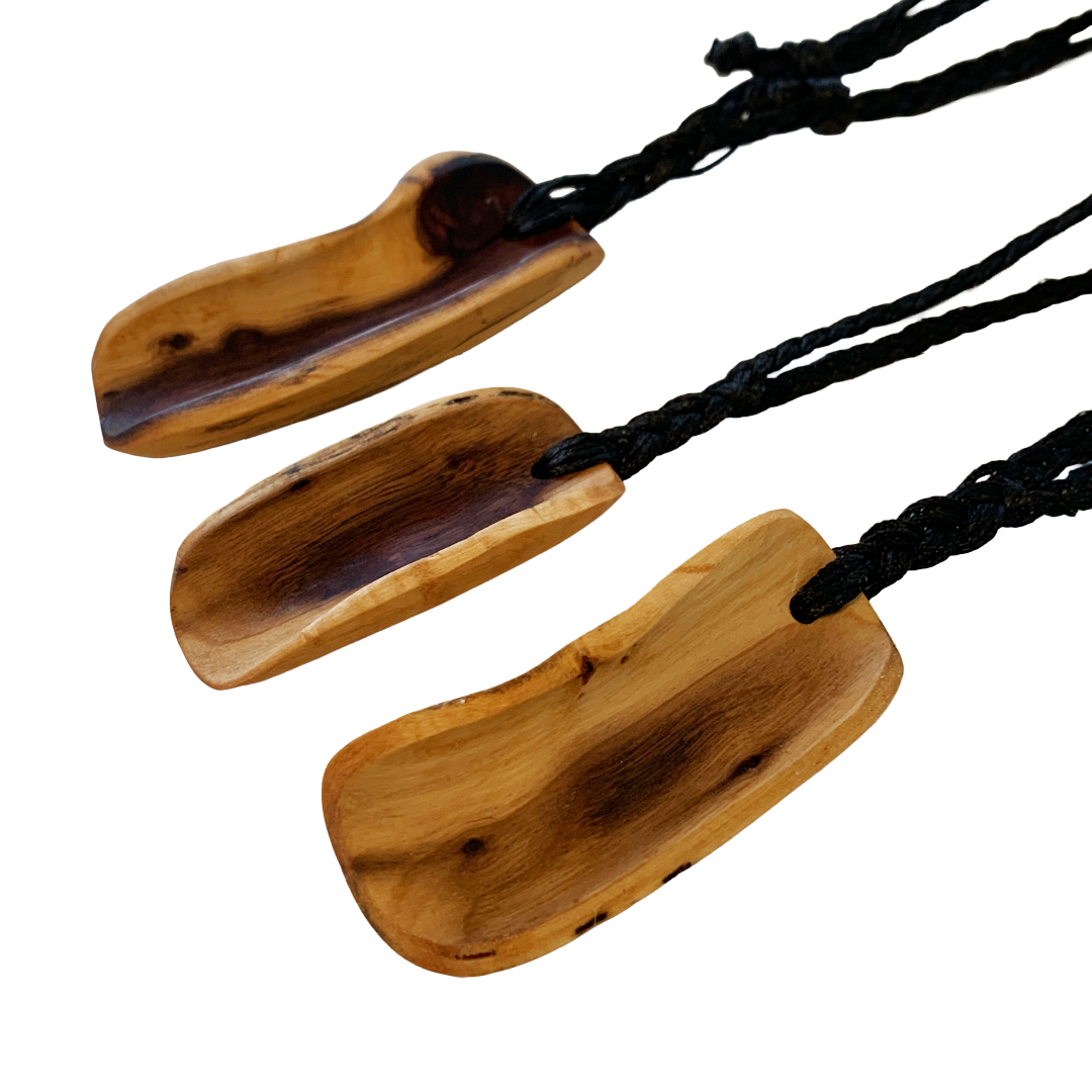 BULBURA CREATIONS | ‘Dubal (Coolamon) Necklace’ | Aboriginal Artefact / Gidgee Timber