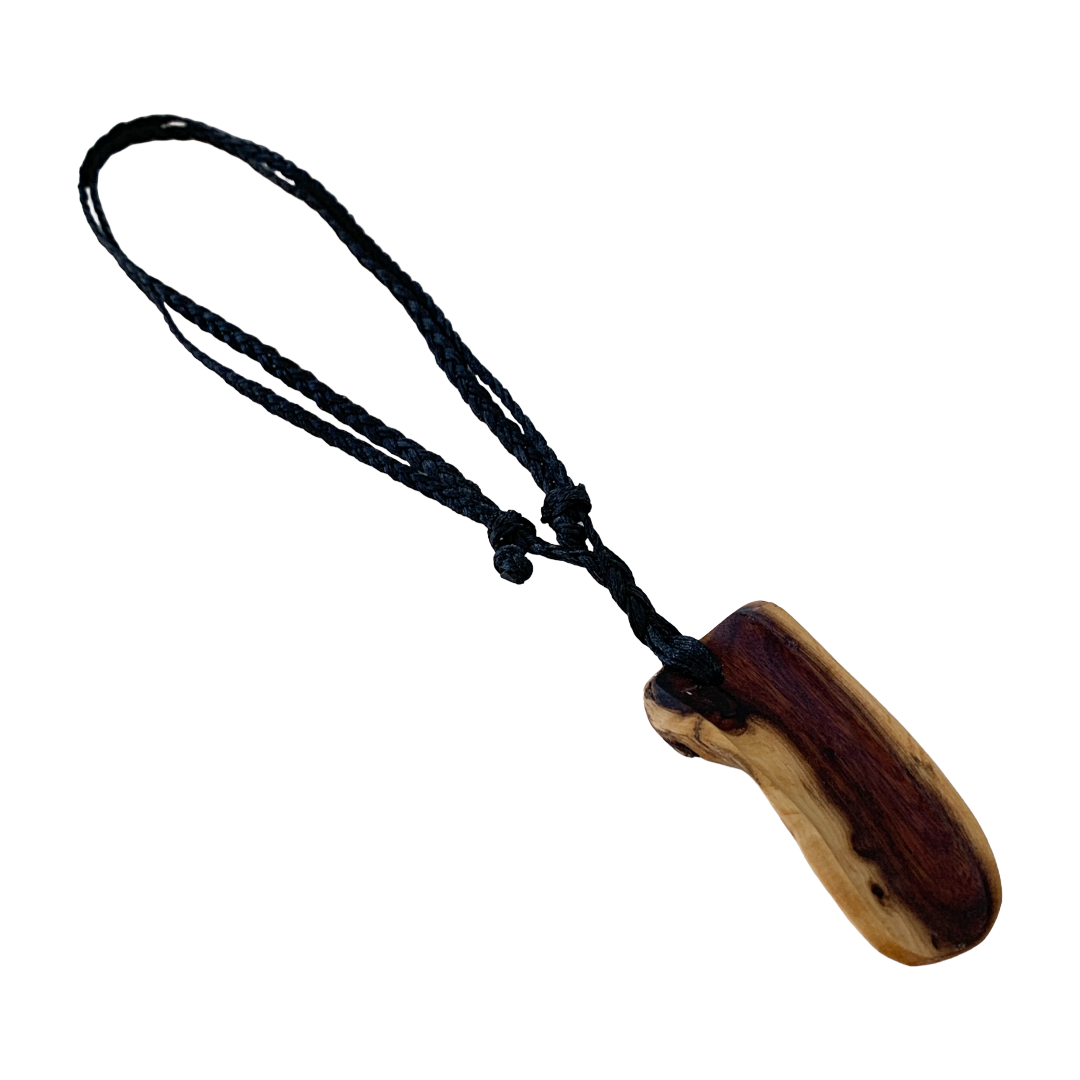 BULBURA CREATIONS | ‘Dubal (Coolamon) Necklace’ | Aboriginal Artefact / Gidgee Timber