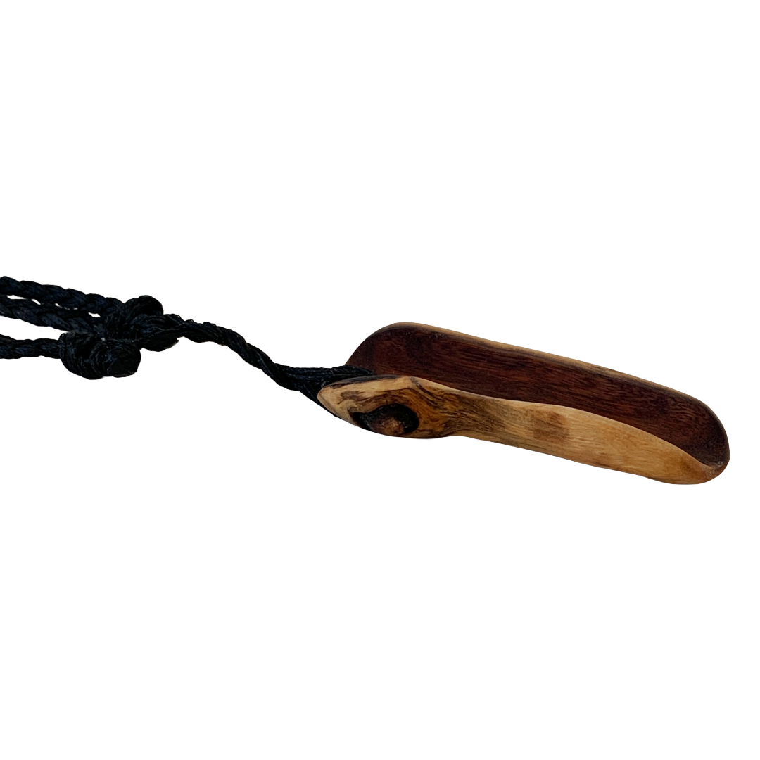 BULBURA CREATIONS | ‘Dubal (Coolamon) Necklace’ | Aboriginal Artefact / Gidgee Timber