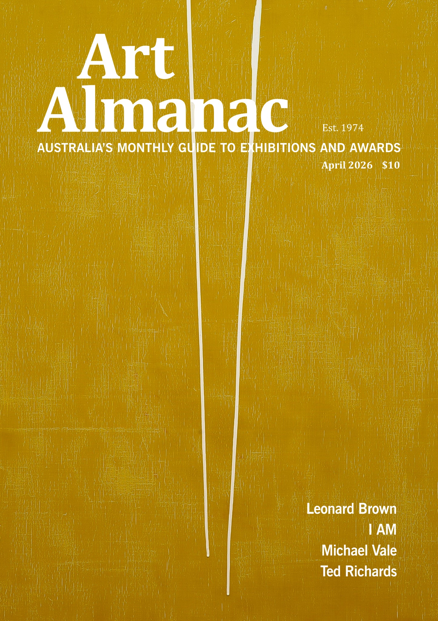 ART ALMANAC // April 2026