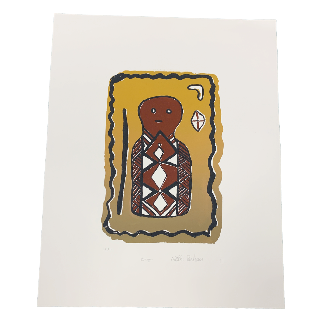 NEPHI DENHAM | 'Bagu' | Screen print | Edition of 20