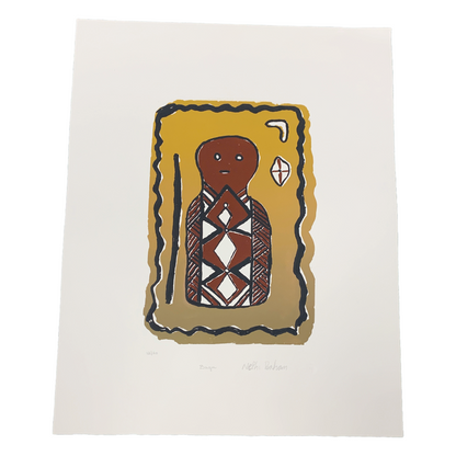 NEPHI DENHAM | 'Bagu' | Screen print | Edition of 20