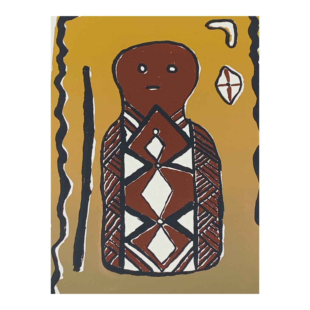 NEPHI DENHAM | 'Bagu' | Screen print | Edition of 20