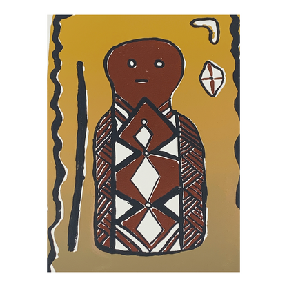 NEPHI DENHAM | 'Bagu' | Screen print | Edition of 20