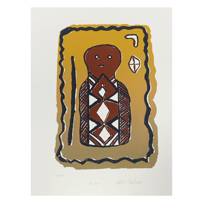 NEPHI DENHAM | 'Bagu' | Screen print | Edition of 20