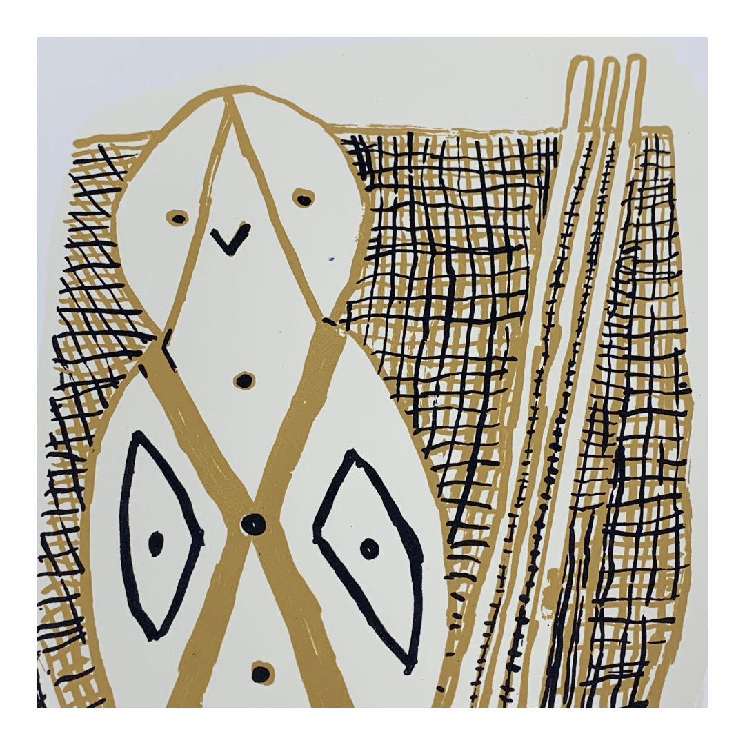 THERESA BEERON | 'Bagu and Jiman with Jawun' | Screen print