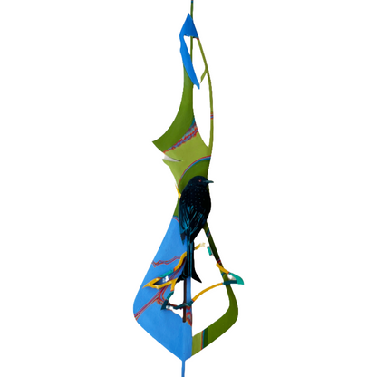 ROLAND NANCARROW | 'Spangled Drongo’ |  Wooden wall sculpture / hand-painted