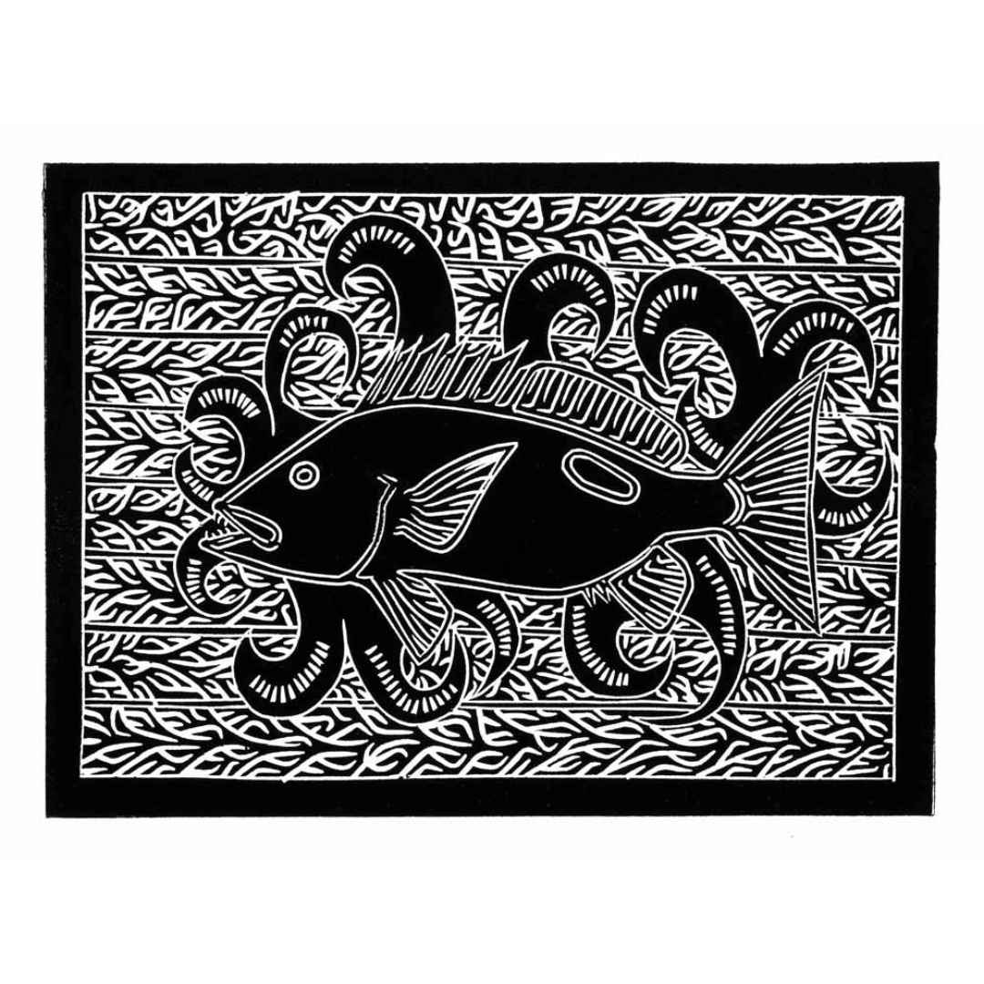 JOEL SAM | 'Finger Mark' | Linocut Print
