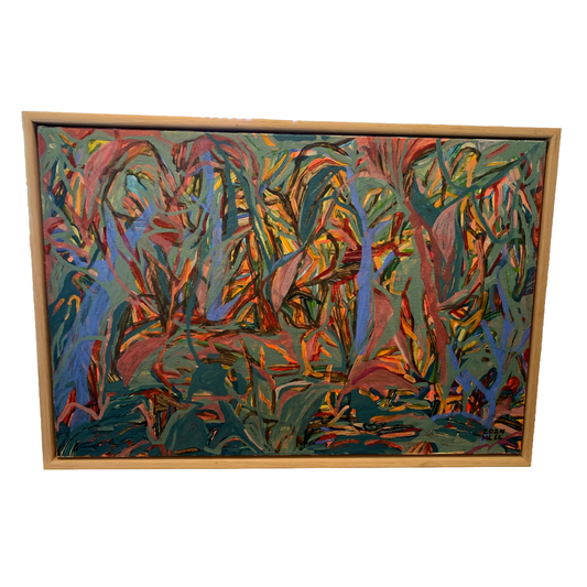 MAHARLINA GOROSPE-LOCKIE | ’Ghost Trees #1’ | 2024 | Acrylic on canvas