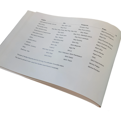 PORMPURAAW ART AND CULTURE CENTRE | 'Pormpuraaw totems : an Indigenous language resource' Book | Soft Cover