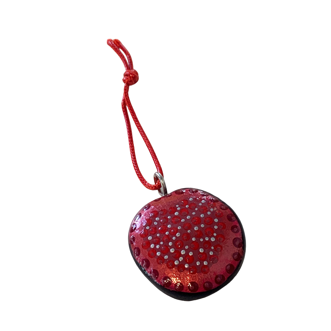 SHERYL J BURCHILL | 'Xmas Bauble (18)' | Hand-painted Burnie Bean