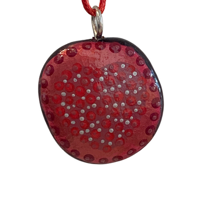 SHERYL J BURCHILL | 'Xmas Bauble (18)' | Hand-painted Burnie Bean