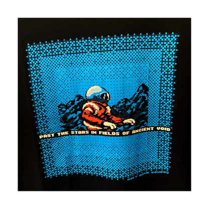 POLY GONE COWBOY | ‘Space Ace’ | Short sleeved T-shirt | Black