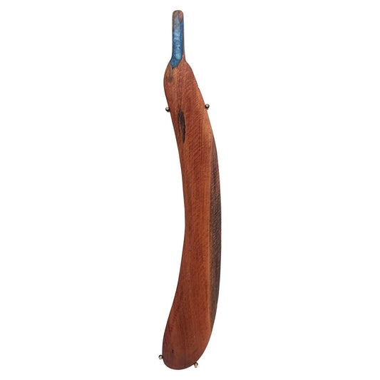 BULBURA CREATIONS | 'The strength I carry' | Worren (Rainforest sword) | 2026 | Carved red gum/ Resin |810 x 110 x 30 mm