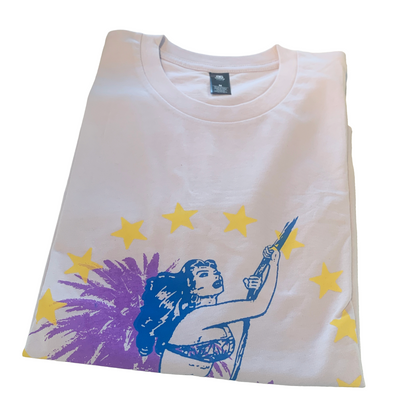 POLY GONE COWBOY | ‘Thrill Seeker / Heart Breaker’ | T-shirt | Blush