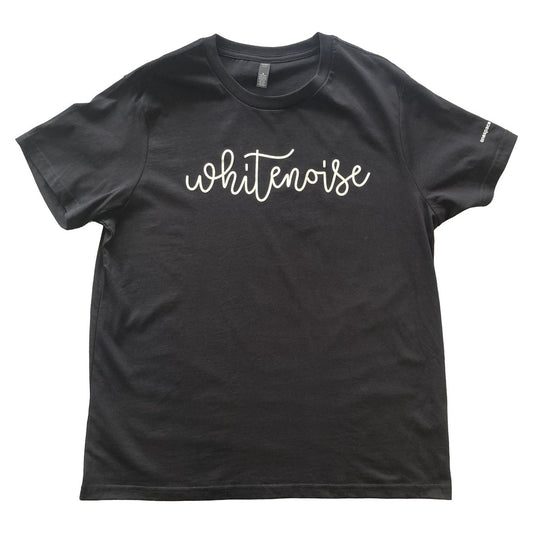 DARREN BLACKMAN | 'WHITE NOISE' | Women's T-shirt / Black
