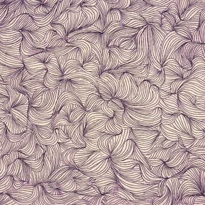 BLAK FLAIR PROJECT | 'Purple Wave Design' | Wrapping Paper / Terence Newman