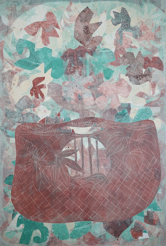 FIONA MOSBY | 'Aka Na Lee' | 2023 | Monoprint on canvas