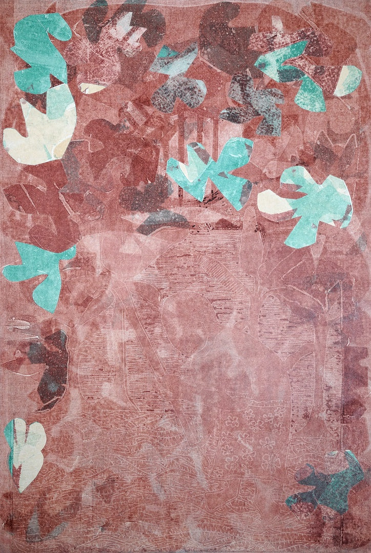 FIONA MOSBY | 'Aka Na Ngurpay' | 2023 | Monoprint on canvas