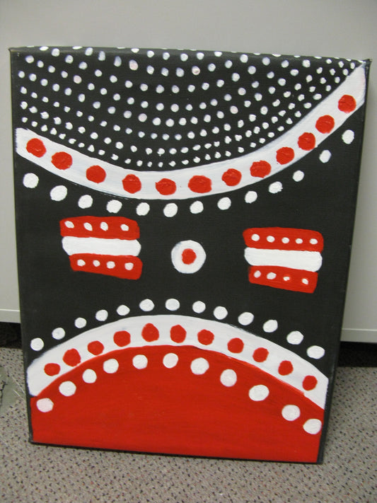 JONATHAN TOBY |  'Dingo Totem' Painting | Acrylic on canvas