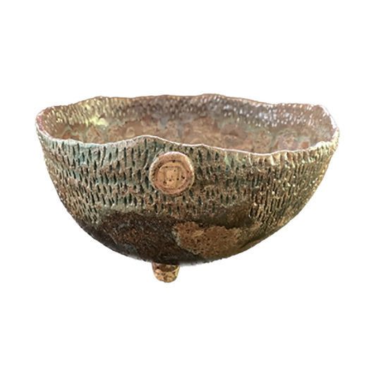 FLINTSTONE DESIGNS | 'Circle Bowl' | Ceramic vessel / 3 legs