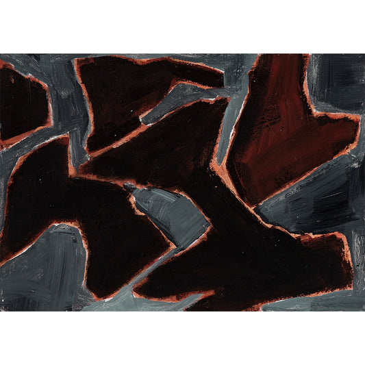 CLAUDINE MARZIK | 'Undara Painting 48' | Acrylic on paper