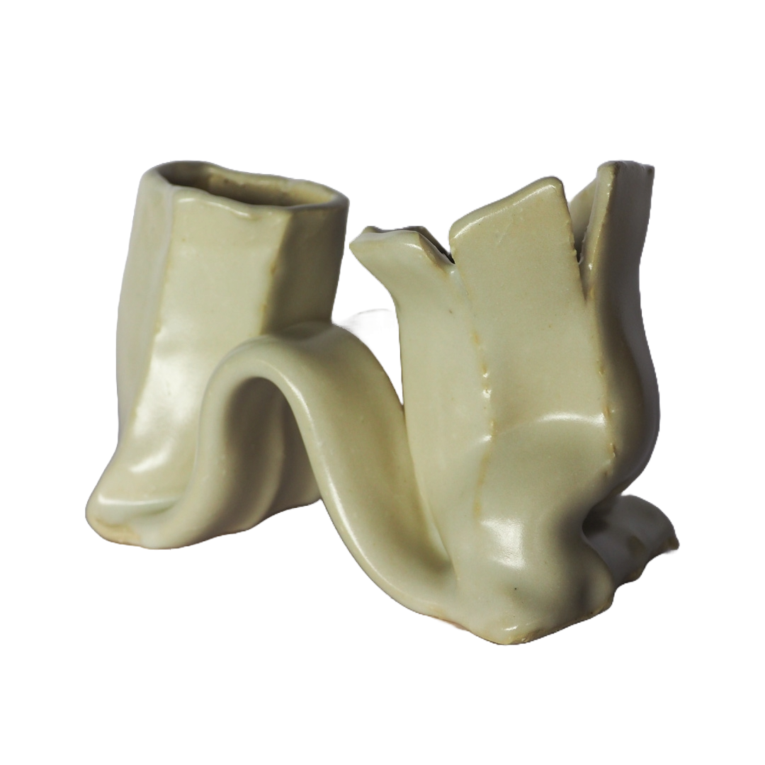 SERVICE CERAMICS | ‘Extruded Form 6’ | Stoneware bud vase