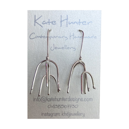 KATE HUNTER | ‘Mangrove Roots’ | Earrings | 925 silver French ear wires