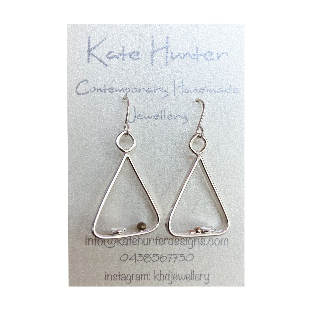 KATE HUNTER | ‘Little Offerings’ | Earrings | 925 silver / brass