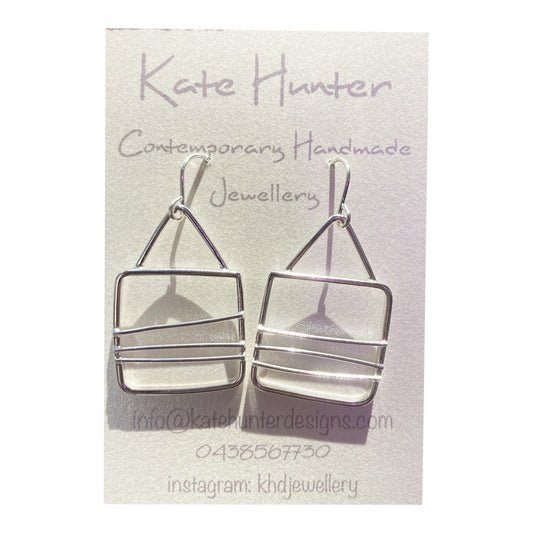 KATE HUNTER | ‘Dwelling’ | Earrings | 925 silver
