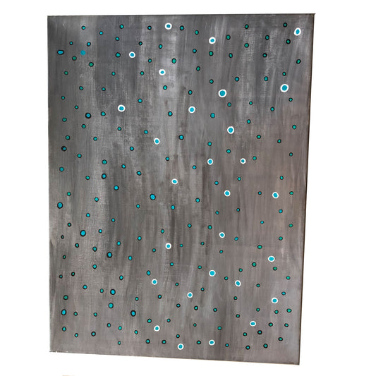 AGNES KOHLER | 'Dulkayarra (Blue Spotted Stingray)' | Painting / stretched