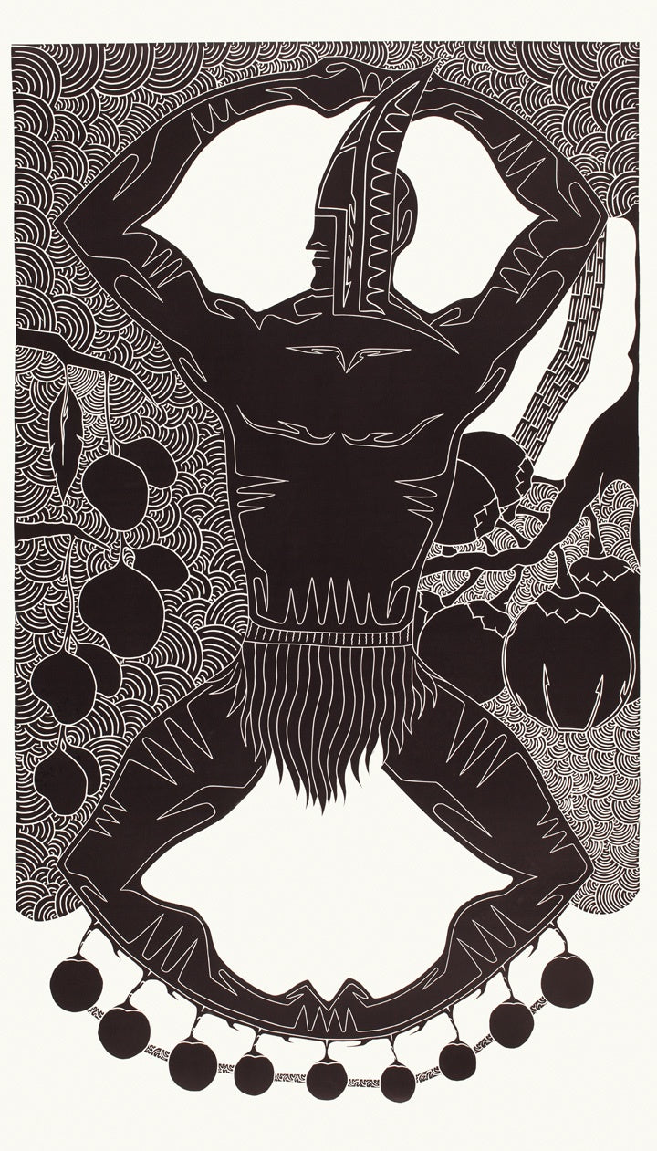 EDMUND LAZA | 'Yawar' | Linocut print