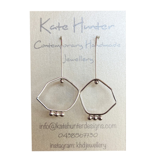 KATE HUNTER | ‘Stillness’ | Earrings | 925 silver French ear wires
