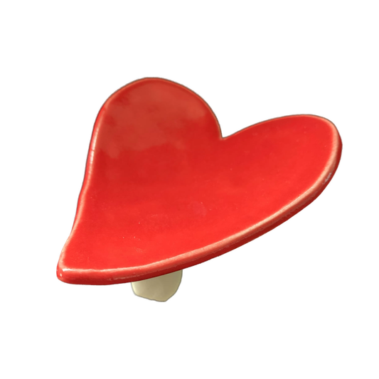 FLINTSTONE DESIGNS | ‘Red Heart Dish’ | Ceramic