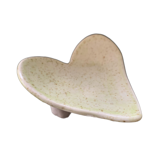 FLINTSTONE DESIGNS | ‘Mid Blue Heart Dish’ | Ceramic